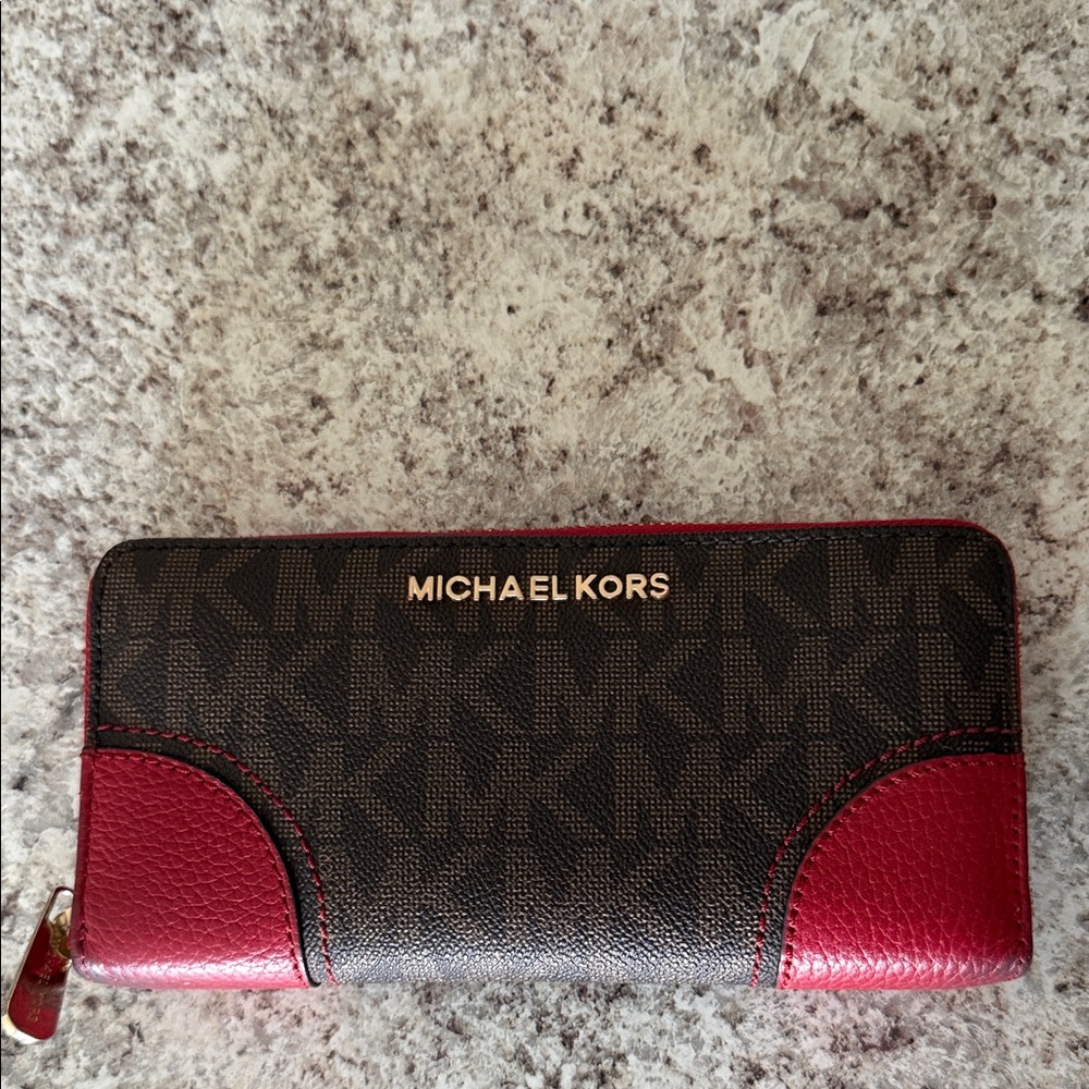 Michael Kors Black and Red Wallet